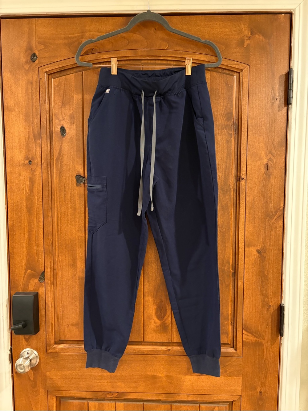 Figs Technical Collection Navy Zamora High Waisted Jogger Scrub Pants